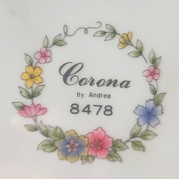 9pce set 8 fine China set matching Porcelain Takahashi Flower Butterfly pitcher - Picture 8 of 8